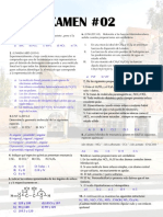 EXAMEN DE QUÍMICA GENERAL CON 10 PREGUNTAS SOBRE ENLACES QUÍMICOS Y ESTRUCTURAS MOLECULARES