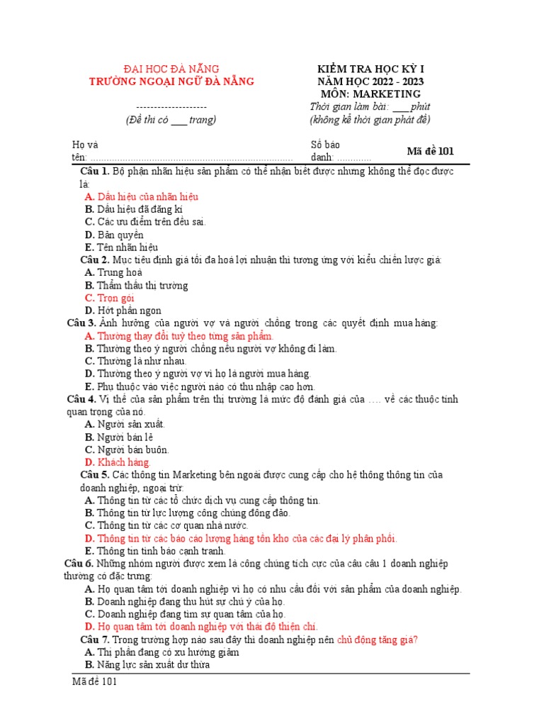 Ma de 101 | PDF