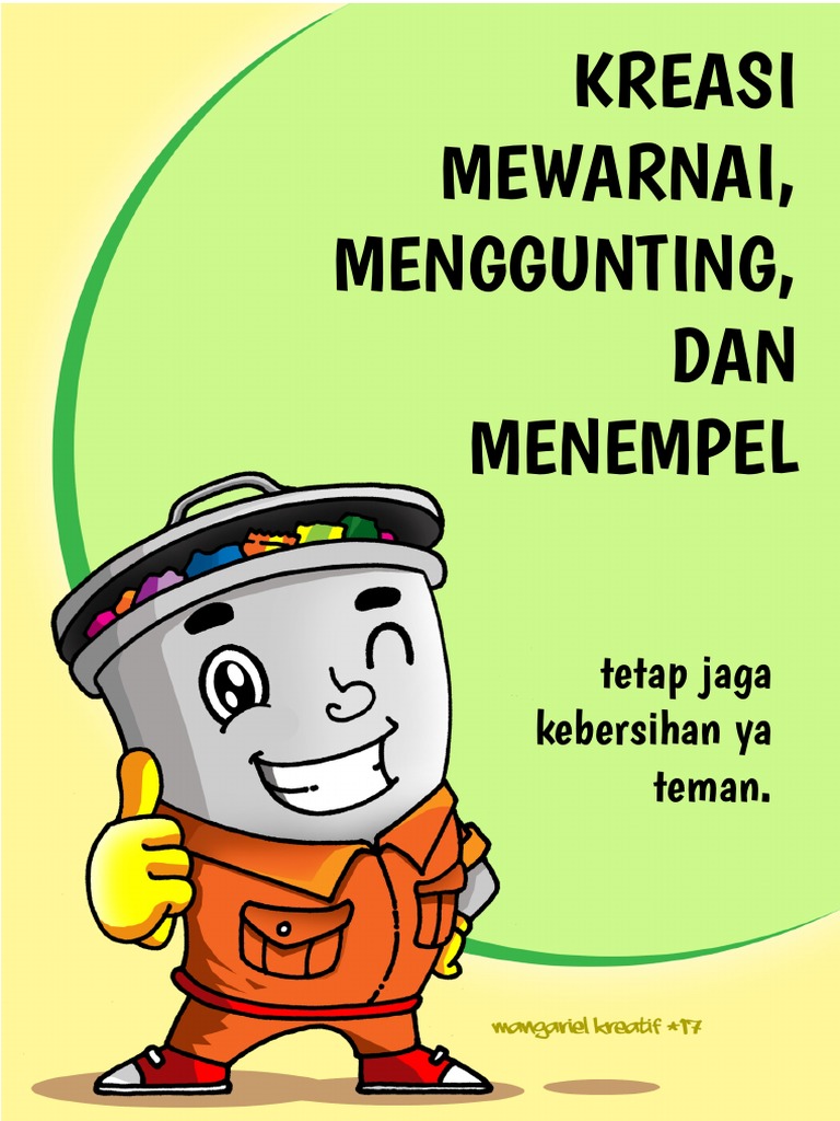 Mewarnai, Menggunting Dan Menempel Baru | PDF