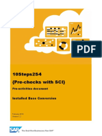 WP02 PRE Pre-Checks With SCI