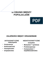 Zależności Między Populacjami - Biologia