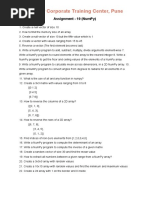 Assignment-10 (NumPy)