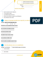 La Phrase Sujet J Verbe Et Complement 1