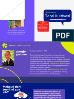 TEORI KULTIVASI POWERPOINT Mata Kuliah Teori Komunikasi