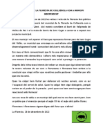 Declaració de la Floresta com a municipi independent