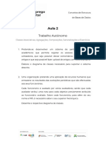 Aula 2 - Trabalho Autonomo