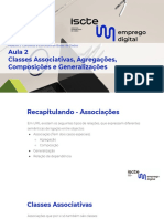 Aula 2 - Classes Associativas Agregacoes Composicoes Generalizacoes e Exercicios