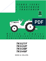 TK527F TK532F TK538F TK546F: Tracteurs Iseki Iseki Traktoren Iseki Tractoren