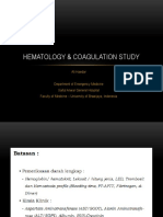 Hematology & Coagulation Study (Ali Haedar)