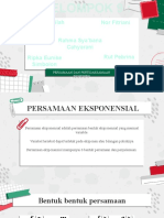 PERSAMAAN DAN PERTIDAKSAMAAN EKSPONENSIAL