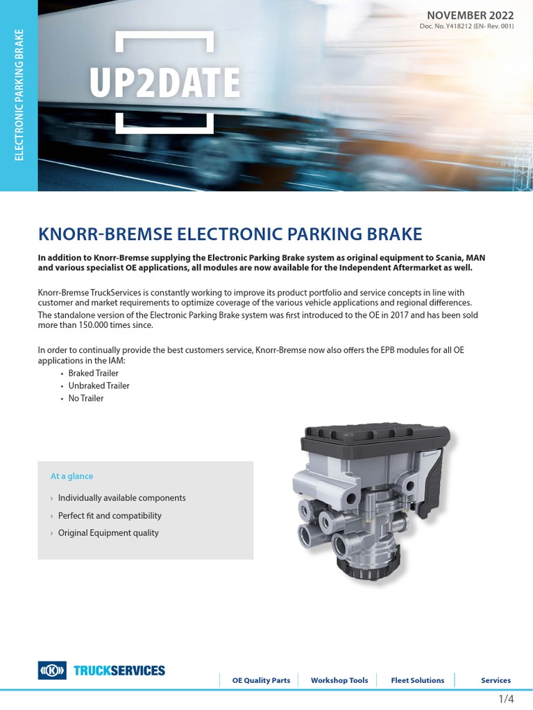 Man Epb PDF Brake Anti Lock Braking System