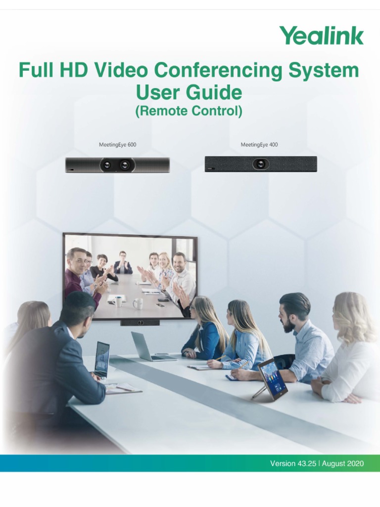Yealink+Full+HD+Video+Conferencing+System+User+Guide+ (Remote+Control