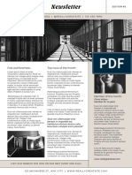 Black and White Photography Sectioned Newsletter Page A4 Design
