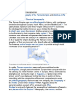 Geography and Demography: Main Articles: and Further Information