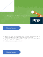 Pertemuan Ke 7 Menggunakan Tool Untuk Menyusun Konten