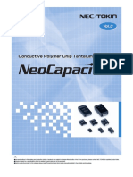 Conductive Polymer Chip Tantalum Capacitor: 9664NEOVOL03E1603E1 Printed in Japan