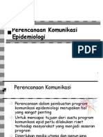 Sesi 6 Perencanaan Komunikasi Epidemiologi