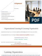 Learning Development Objectives Theories Training Evaluation