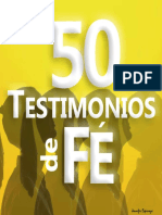 50 TESTIMONIOS de FE Experiencias Reales 1 Spanish Edition 04843