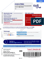 Factura Tigo 2019piedecuesta