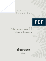 Merecer Un Libro - Vicente Quirarte
