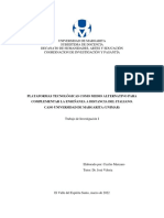 Plataformas Tecnológicas Como Medio Alternativo para Complementar La Enseñanza A Distancia Del Italiano. Caso Universidad de Margarita (Unimar)