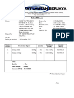 invoice leethat kerang asli