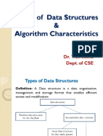 Types of DS - Alg Characteristics