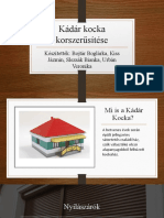 Kádár Kocka Korszerűsítése Projektppt