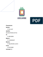 Contabilidad II Unidad 1.3 Ana González