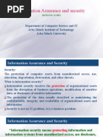 CH1 Introduction To Information Security and ESA