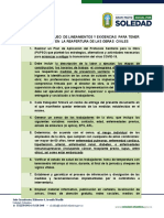 Checklist Obras Civiles Soledad
