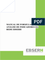 EBSERH - Manual de Formulação e Análise de Indicadores