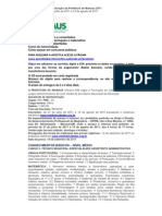 Apostila para Assistente de Administração Da Prefeitura de Manaus 2011