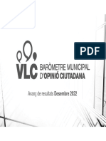 Barómetro Municipal València Diciembre 2022