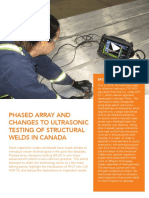 Changes to Ultrasonic Testing Bring Phased Array to Canada