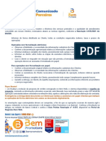 Comunicado Bsdfem Promotora 148 - 2022 - Eficiência e Qualidade - Resolução 4.935 BACEN