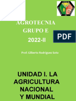 Unidad 1 La Agricultura Nacional y Mundial