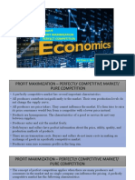 Lesson 9 - Profit Maximization Perfect Competition