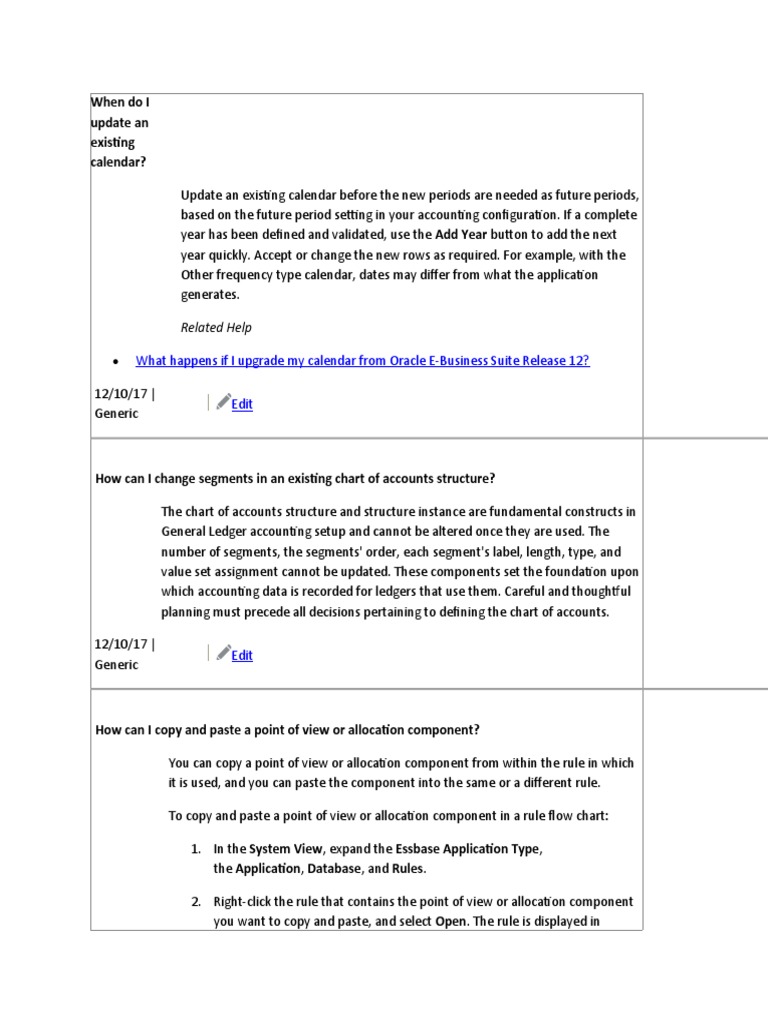 Update Calendar and Manage Components | PDF | Spreadsheet | Databases