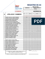 Asistencia Junio