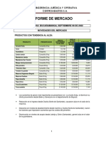 Informe de Mercado Septiembre 08 de 2022