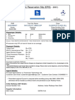 Electronic Reservation Slip (ERS) : 2830398407 19412/Dlpc Sbib Exp Sleeper Class (SL)