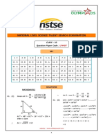 CL - 10 - NSTSE-2023-Paper-487 Key