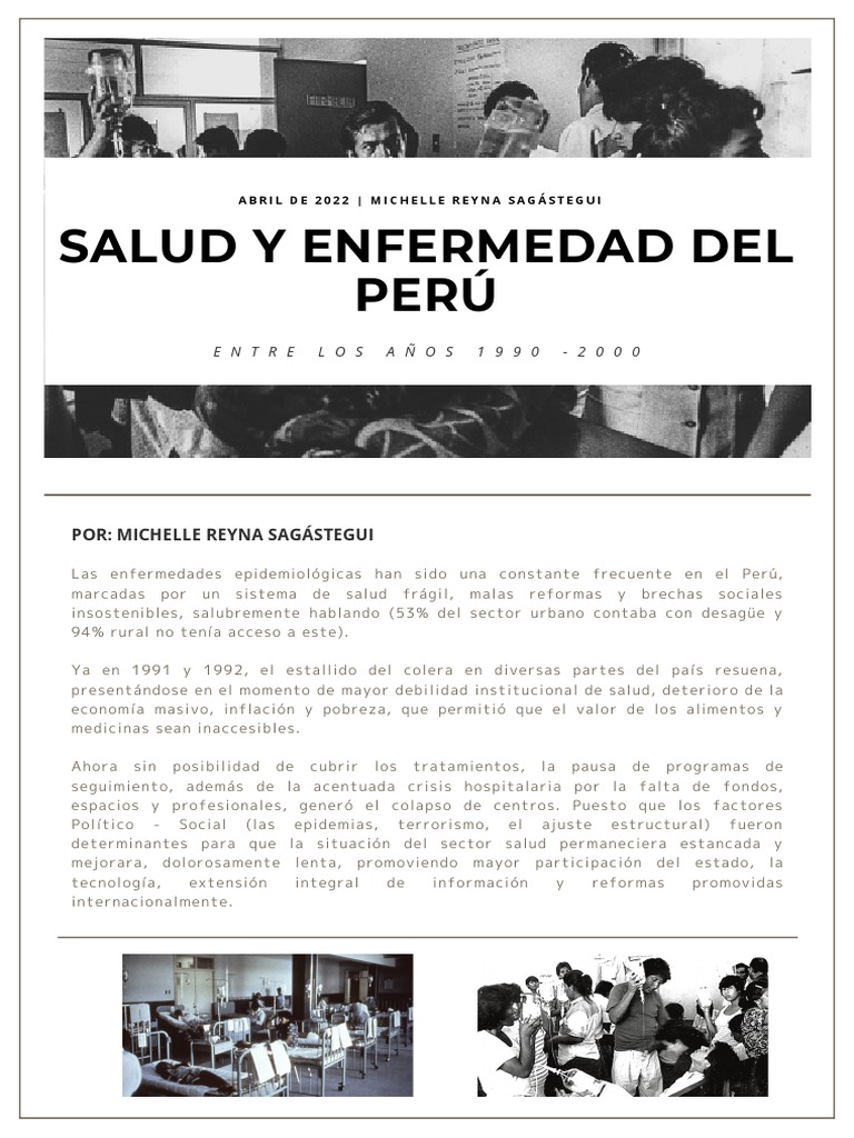 Salud y Enfermedad DEL PERÚ PDF Globalización Economias