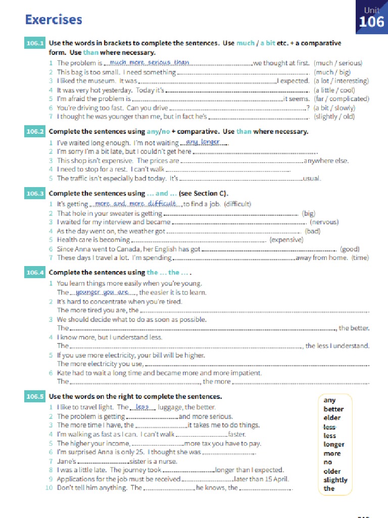 Comparatives Ex | PDF
