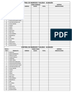 Control de Ingresos y Salidas - Almacen 1