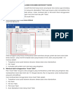 Pertemuan Ke V Menabahkan Tabel Kehalaman Dokumen Word