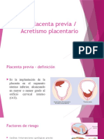 Placenta Previa-Acretismo Placentario