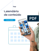 Planilha Calendario Conteudo